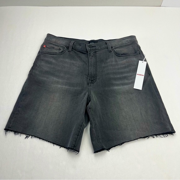 Hudson Jada Passage High Rise Short Womens‎ Size 31 Faded Black Denim Jean NEW